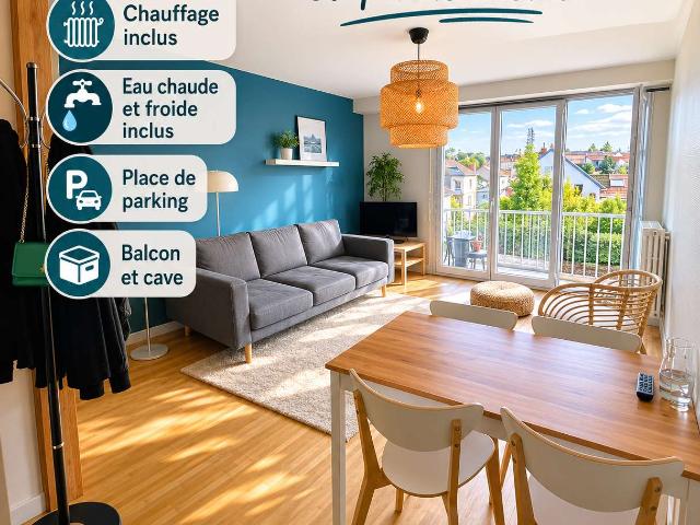 Location appartement 3 pièces Nantes Zola 44