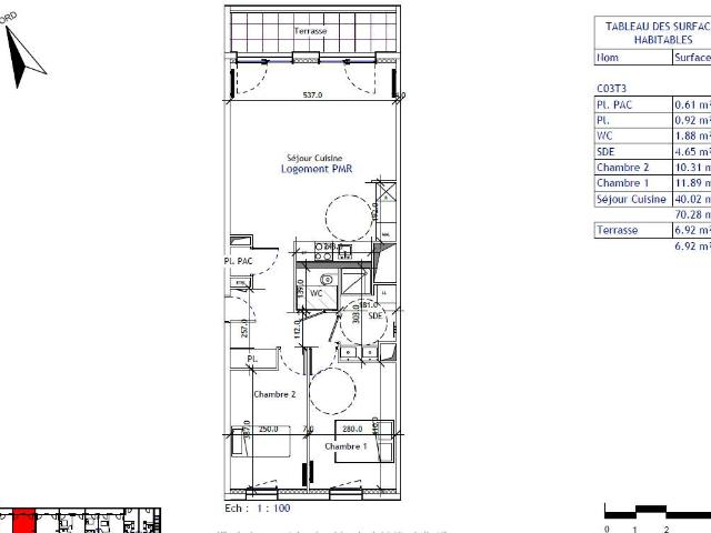 Location appartement 3 pièces Perros Guirec 22