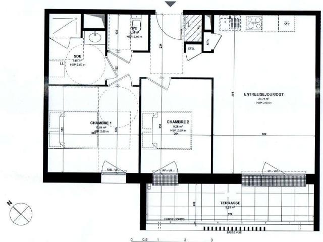 Location appartement 3 pièces Pordic 22