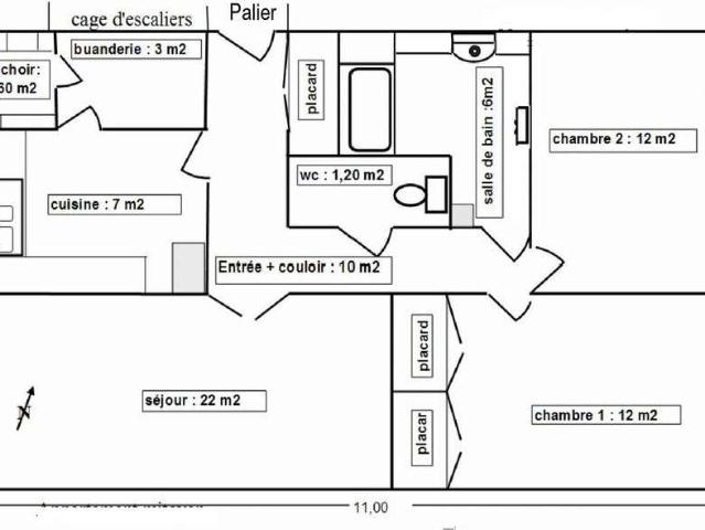 Location appartement 3 pièces Sète 34