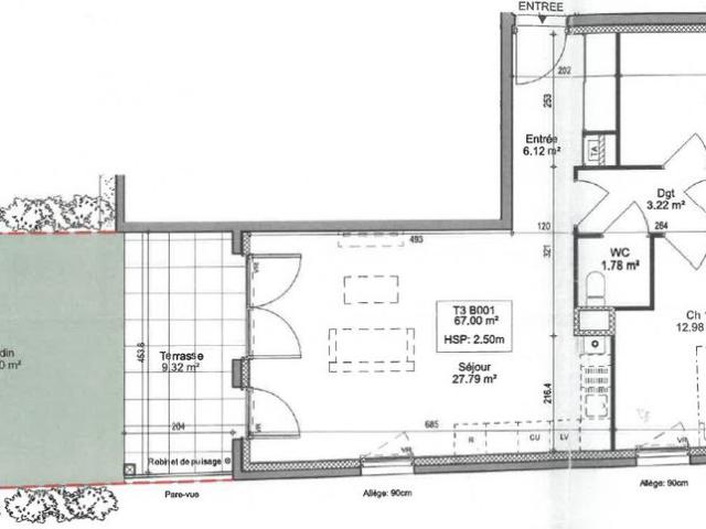 Location Appartement T3 67m² Tours En Savoie