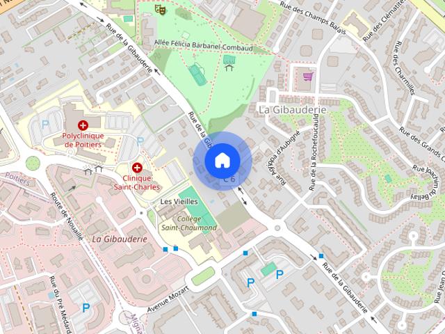 Location Appartement T3 meublé GIBAUDERIE