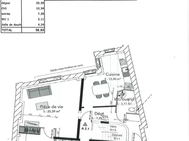 Location Appartement T2 à Chalons En Champagne, 51000 ER.39556 Plurial Novilia