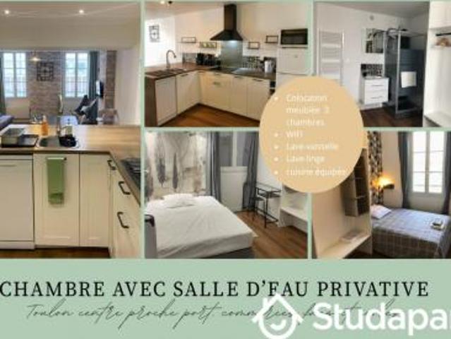 location appartement toulon 1 pièce 11 m2 var 83000 485 € / mois