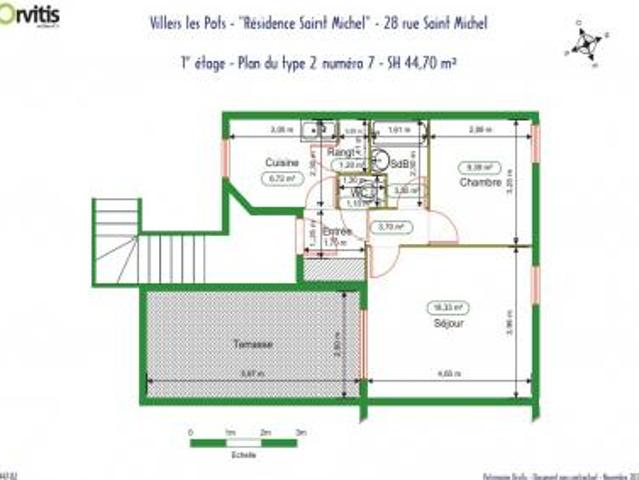 location appartement villers les pots 2 pièces 45 m2 cote d'or 21130 364 € / mois