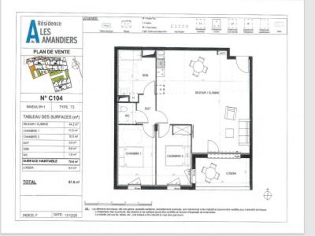 location appartement agde 3 pièces 79 m2 herault 34300 843 € / mois