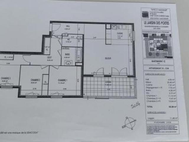 location appartement albens entrelacs 4 pièces 83 m2 savoie 73410 1004 € / mois