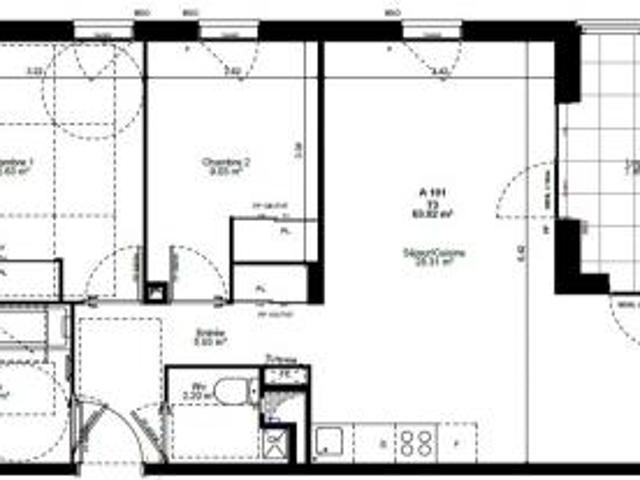 location appartement albertville 3 pièces 63 m2 savoie 73200 850 € / mois