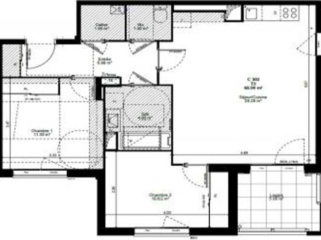 location appartement albertville 3 pièces 66 m2 savoie 73200 980 € / mois