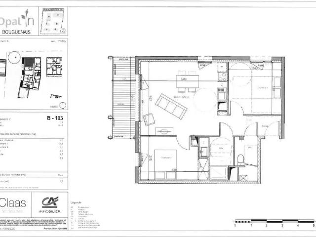 Location Appartement Allée d'Anabta, Bouguenais