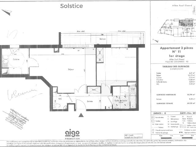 Location Appartement Allée Paul Éluard, Colombes
