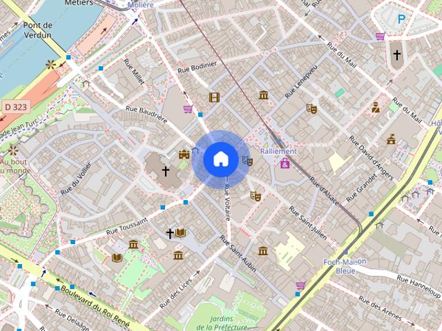 Location appartement Angers: 807 € AJP Immobilier Angers