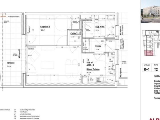 Location Appartement Avenue Charles de Gaulle, Le Pont de Claix