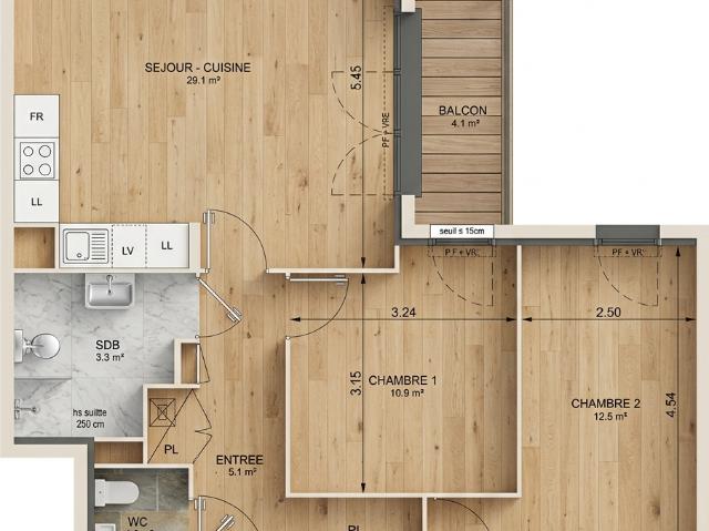 Location Appartement Avenue Chenard et Walcker, Gennevilliers