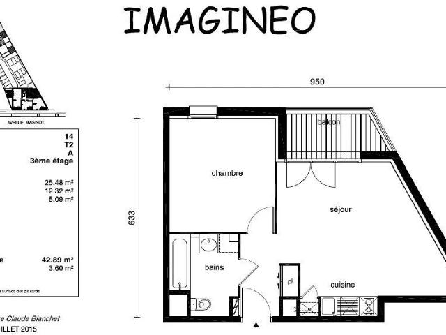 Location Appartement Avenue André Maginot, Tours