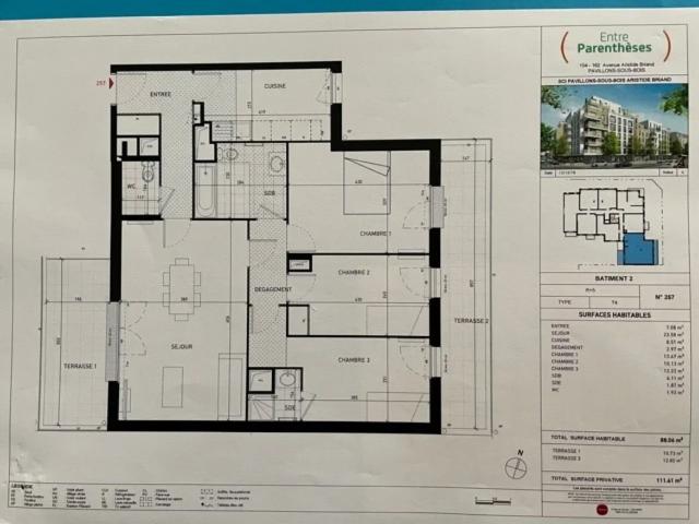 Location Appartement Avenue Aristide Briand, Les Pavillons sous Bois