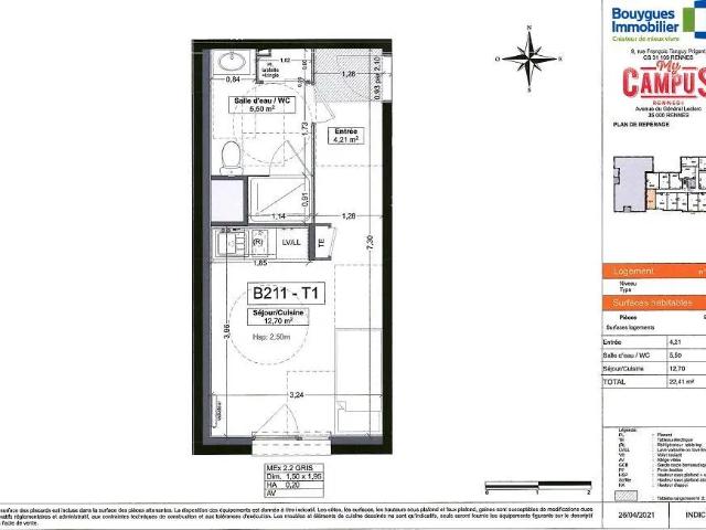Location Appartement Avenue Général Leclerc, Rennes