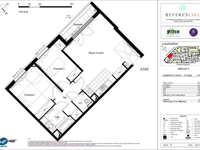 Location Appartement Avenue de Colmar, Rueil Malmaison