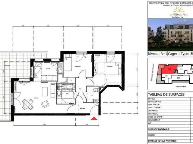 Location Appartement Avenue de Bures à Vernouillet, Vernouillet