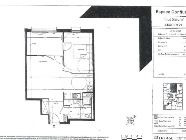Location Appartement Avenue de la Libération, Rezé