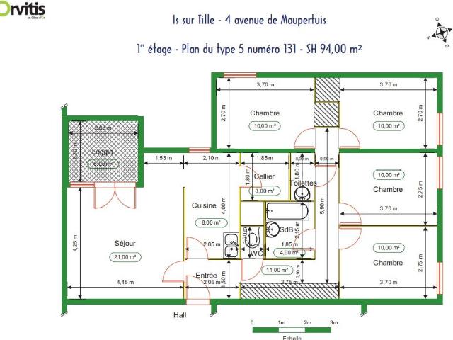 Location Appartement Avenue de Maupertuis, Is sur Tille