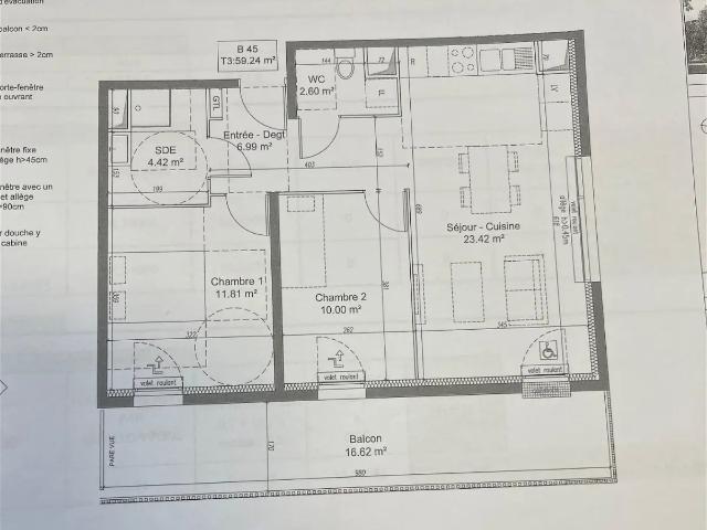 Location Appartement Avenue des Étangs, Fleury sur Orne