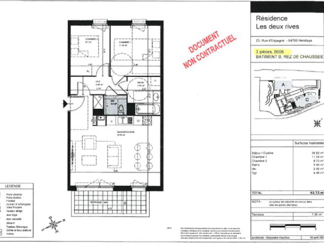 Location Appartement Avenue d'Espagne, Hendaye