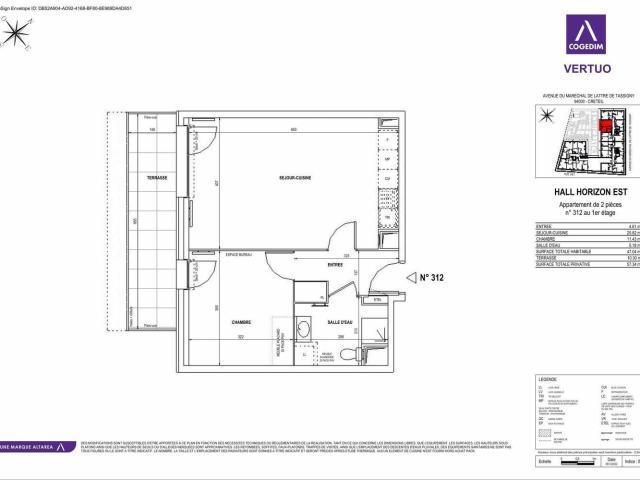 Location Appartement Avenue du Maréchal de Lattre de Tassigny, Créteil