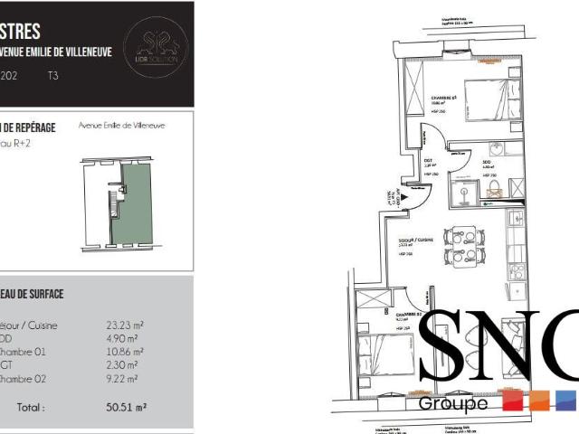 Location Appartement Avenue Émilie de Villeneuve, Castres