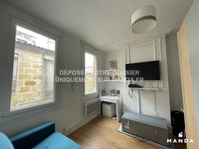 location appartement bordeaux 1 pièce 18 m2 gironde 33000 550 € / mois