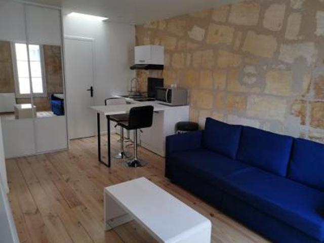 location appartement bordeaux 1 pièce 24 m2 gironde 33000 607 € / mois