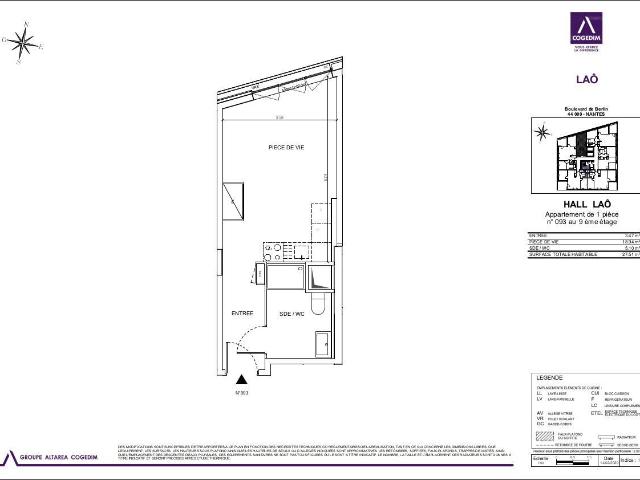 Location Appartement Boulevard de Berlin, Nantes