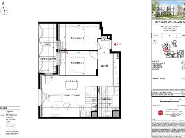 Location Appartement Boulevard de Valmy, Colombes