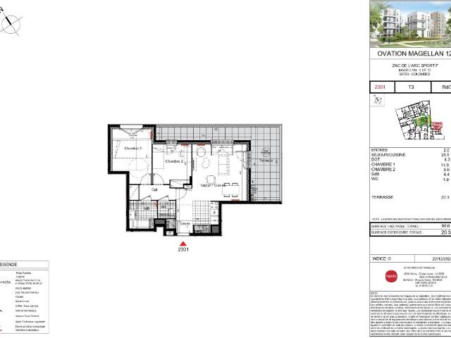 Location Appartement Boulevard de Valmy, Colombes
