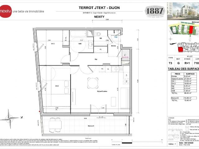 Location Appartement Boulevard Voltaire, Dijon