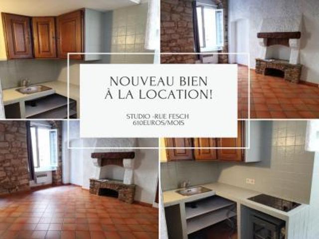 location appartement centre ville et commerce 1 pièce 29 m2 corse 20090 595 €