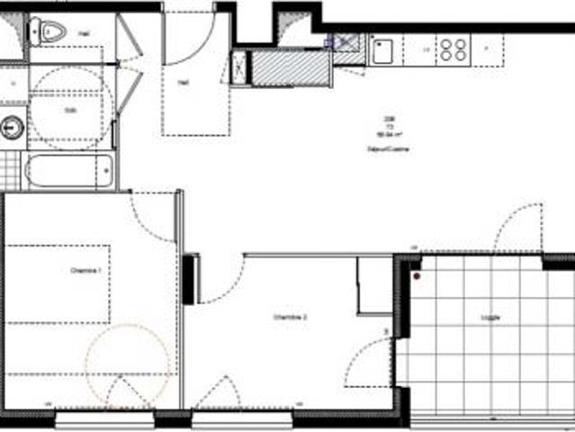 location appartement chambery 3 pièces 58 m2 savoie 73000 797 € / mois