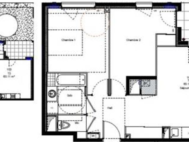 location appartement chambery 3 pièces 63 m2 savoie 73000 817 € / mois
