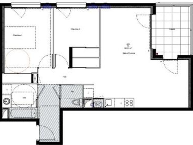 location appartement chambery 3 pièces 66 m2 savoie 73000 846 € / mois