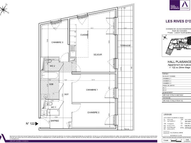 Location Appartement Chemin de Quincangrogne, Lagny sur Marne