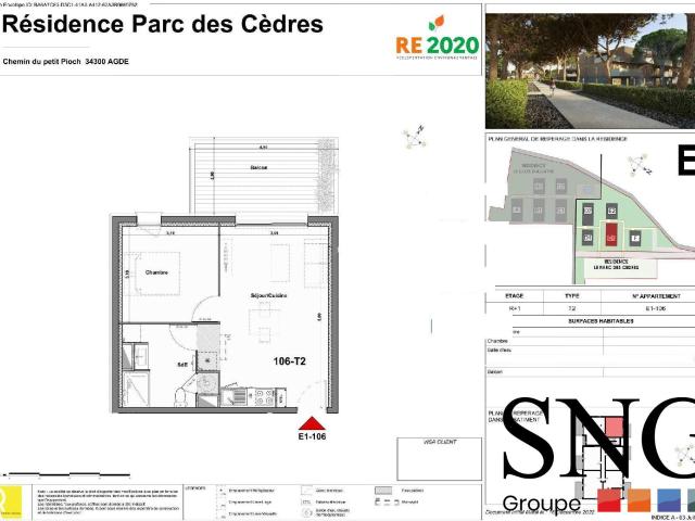 Location Appartement Chemin du Petit Pioch, Agde