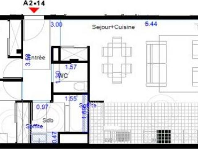 location appartement colombes 3 pièces 64 m2 hauts de seine 92700 1729 € / mois