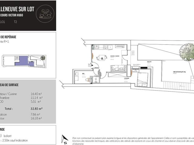 Location Appartement Cours Victor Hugo, Villeneuve sur Lot