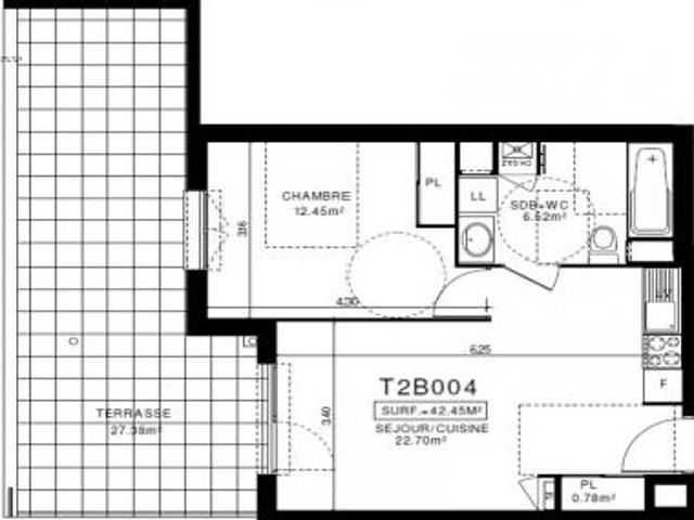 location appartement clermont ferrand 2 pièces 42 m2 puy de dome 63000 543 € / mois