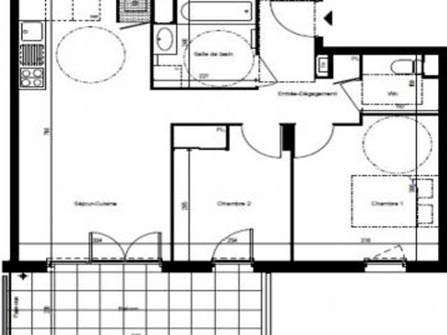 location appartement cluses 3 pièces 58 m2 haute savoie 74300 824 € / mois