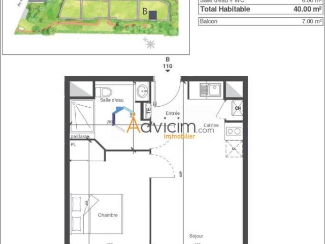 Location Appartement D 139, Épône