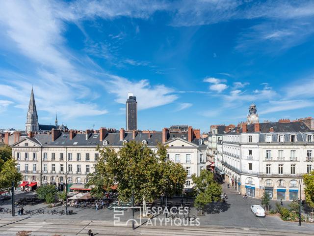 Location Appartement de 60m² 33,51m² loi carrez Hyper centre de Nantes à Nantes 60 m2 Espaces Atypiques Nantes