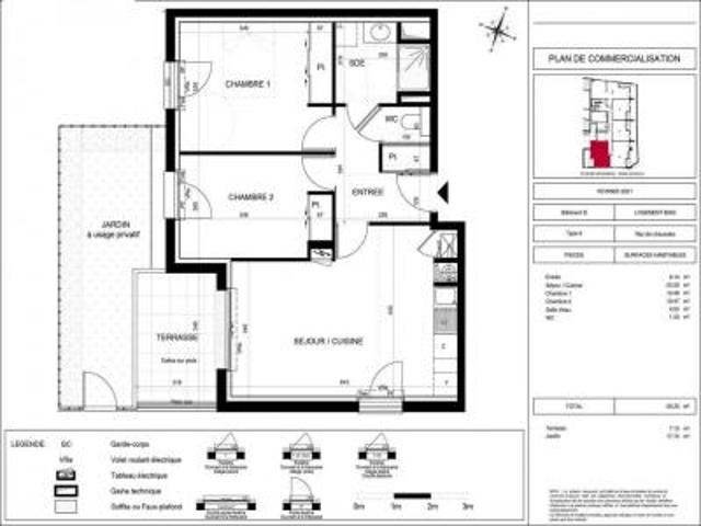 location appartement fondettes 3 pièces 59 m2 indre et loire 37230 697 € / mois