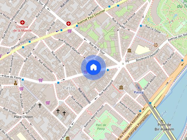 Location appartement Levallois Perret: 1 004 € AJP Immobilière Passy Paris 16