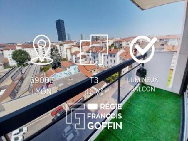 location appartement lyon 3eme arrondissement 2 pièces 46 m2 rhone 69003 860 € / mois